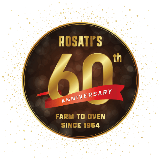 Rosati's 60th Anniversary Logo